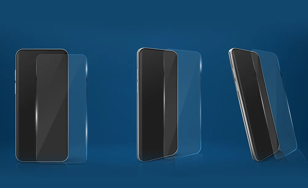 نمونه محافظ صفحه نمایش پلاستیکی PET یا TPU