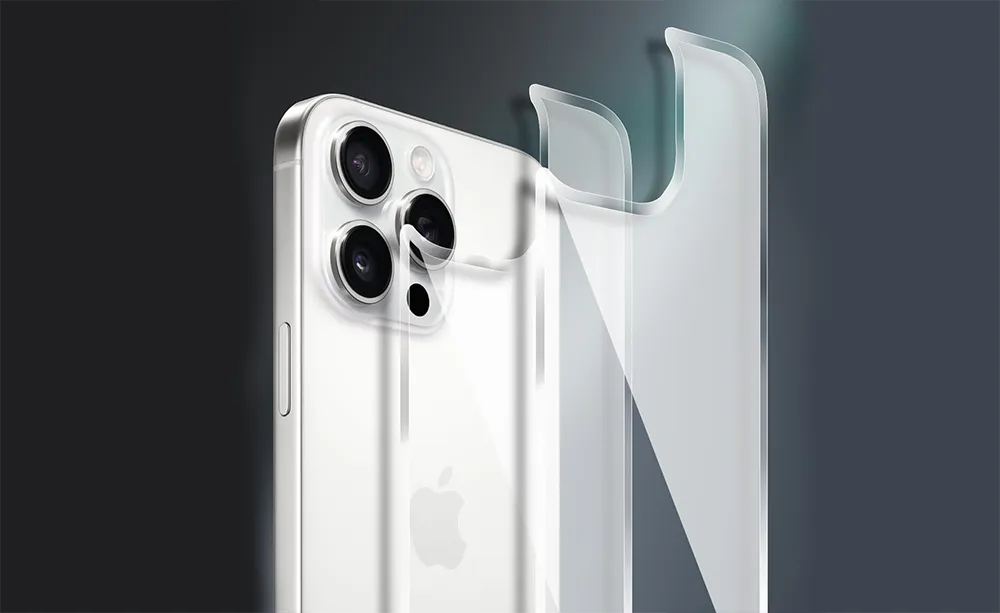 گلس پشت گوشی