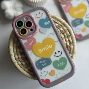 کاور قاب گارد مدل لبخند Happy Smile مناسب برای گوشی موبایل های آیفون